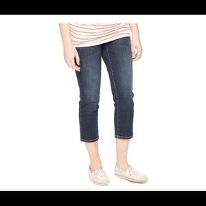 Oh Baby by Motherhood Fit Belly Capri Jeans Sz S
